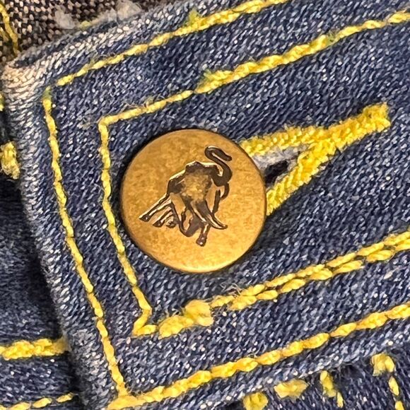 Vintage 80s New Orleans Jeans Vigoroso Denim Straight Leg High Waist Size 12/14 - Picture 12 of 13